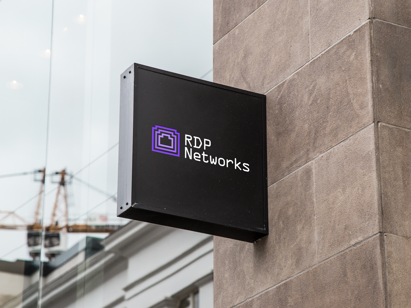 Концепция бренда и логотипа RDP Networks