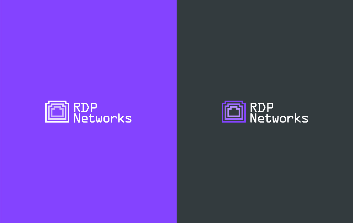 Концепция бренда и логотипа RDP Networks