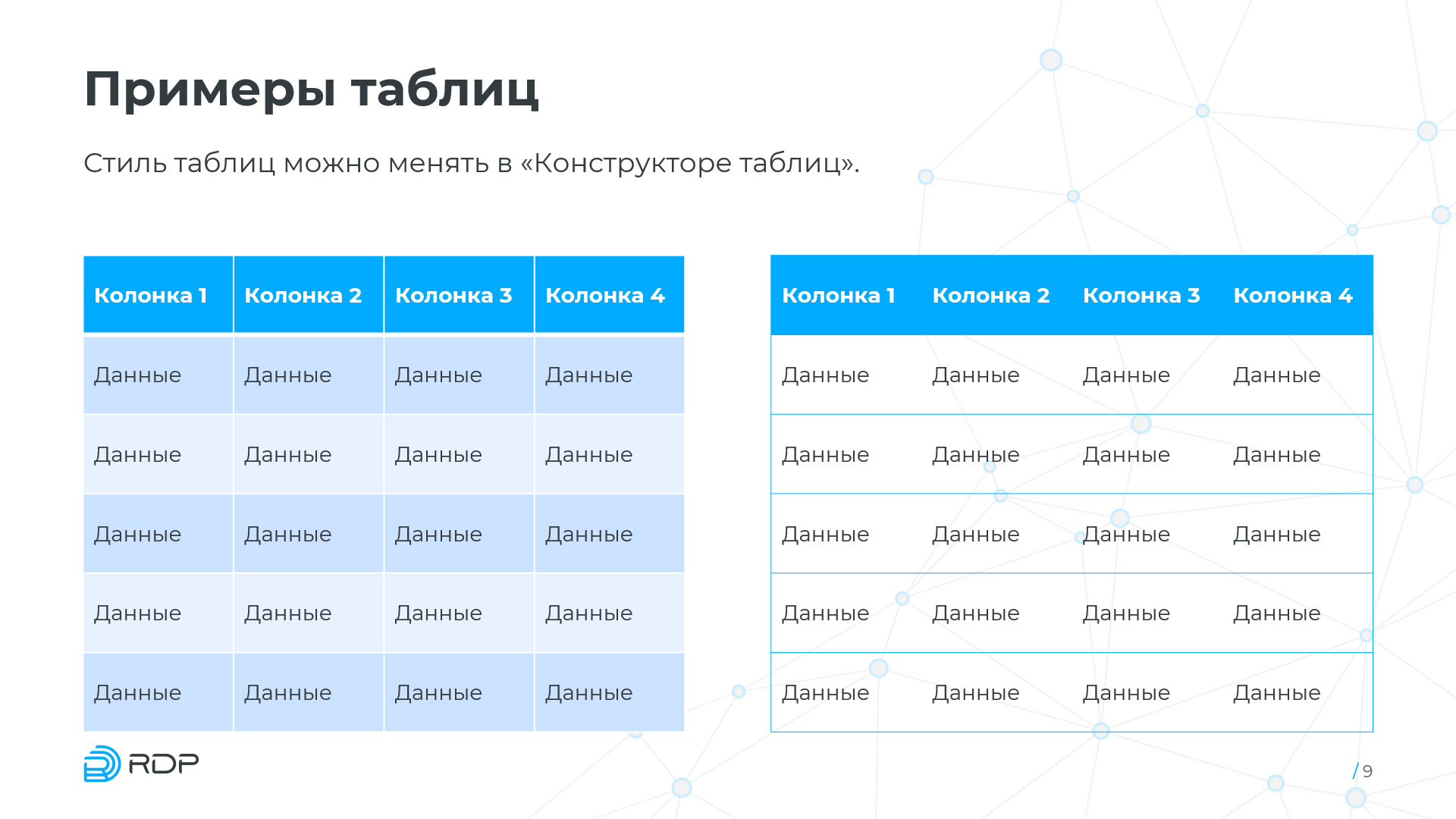 Обучающая презентация