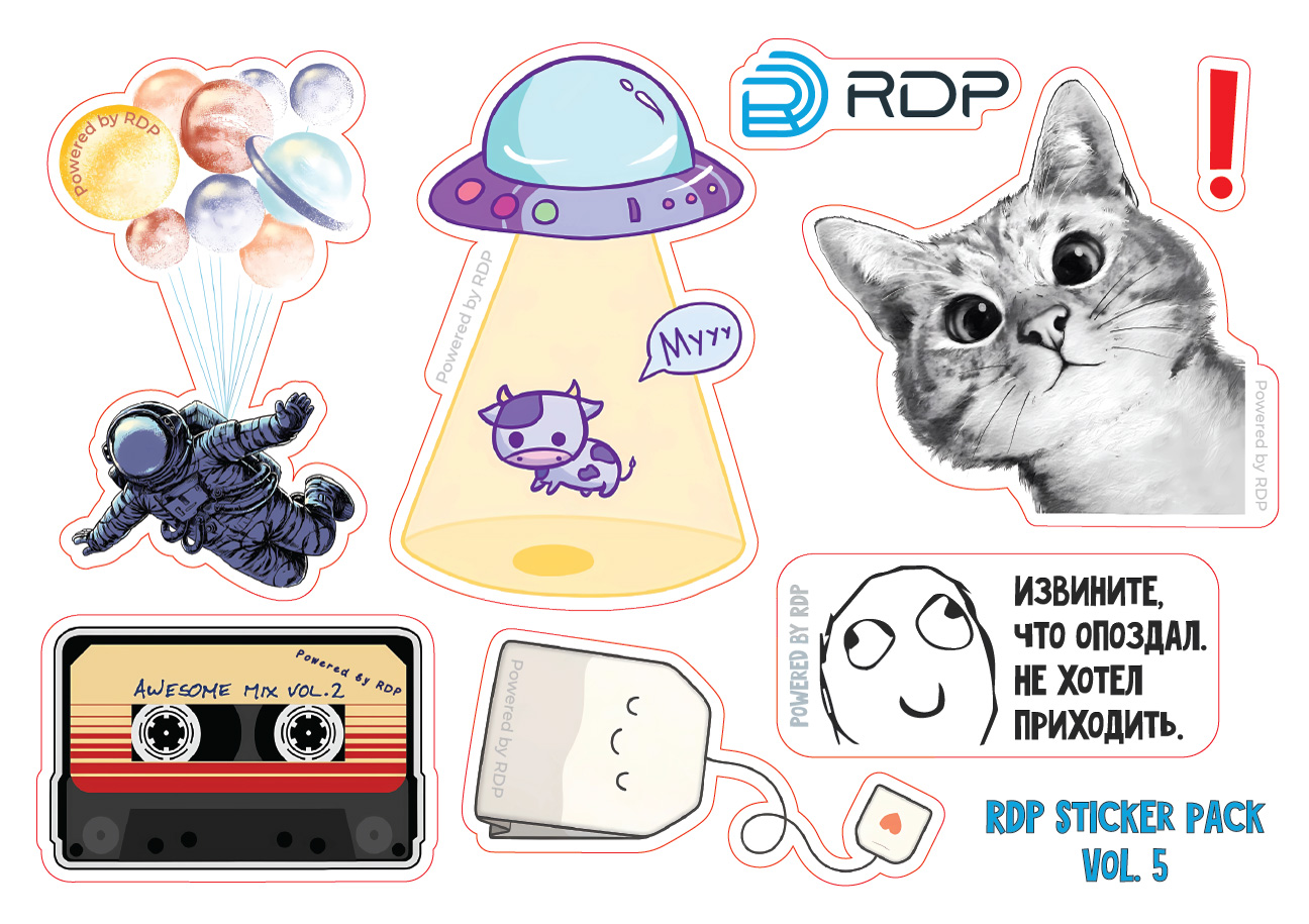 Стикер-паки для RDP